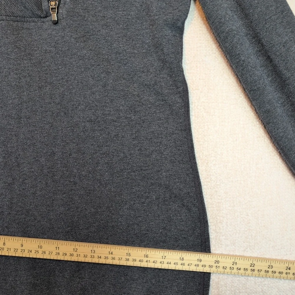 Athleta Om to Home Tunic Dress Women's Md Gray Casual Athleisure Lounge Cotton